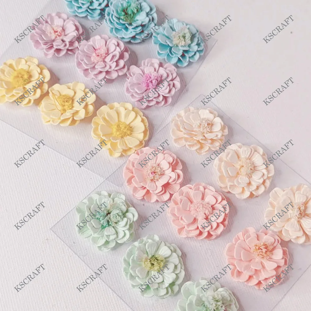 KSCRAFT Zinnia Layering Flower Plate Cutting Dies Stencils for DIY Scrapbooking Decorative Embossing DIY Paper Cards