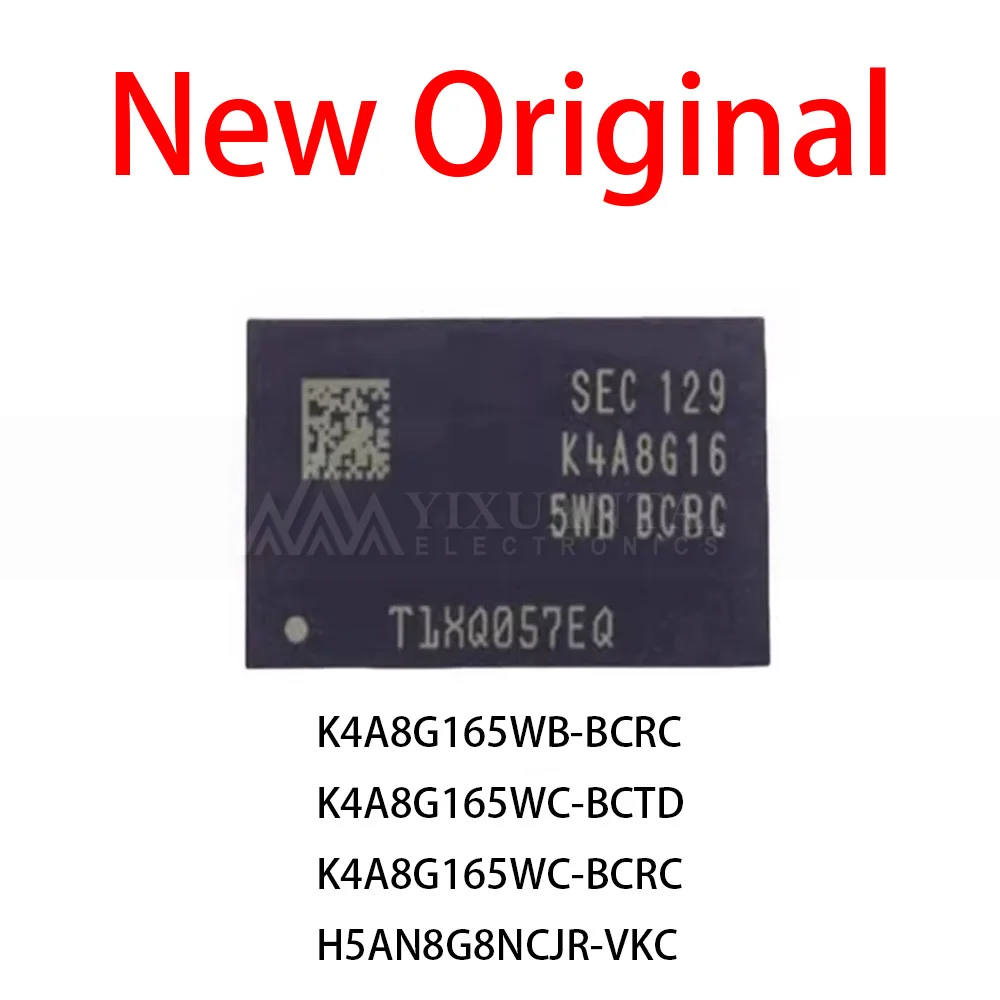 (5piece) 100% New K4A8G165WB-BCRC K4A8G165WC-BCRC K4A8G165WC-BCTD H5AN8G8NCJR-VKC BGA Chipset