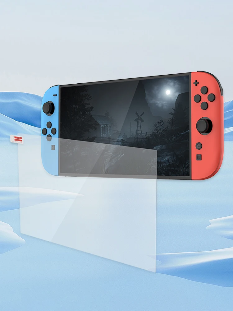 

2 шт. Защитная пленка для экрана игровой консоли, ультрапрозрачная, из закаленного стекла, с защитой от царапин, для Nintendo Switch 2, игровые аксессуары