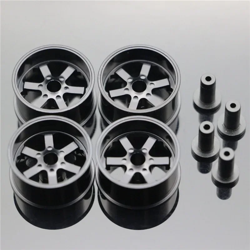 

Middle Diameter Lightweight Wheels Self-made Parts For Tamiya MINI 4WD Colored Wheel w/Aluminum Disc L005 1Set /lot