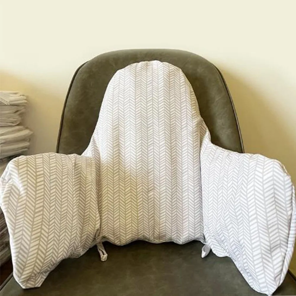 

Solid Color Baby Highchair Cushion Folding Sitting Training Baby Sitting Inflatable Cushion Built in Air Pump Household