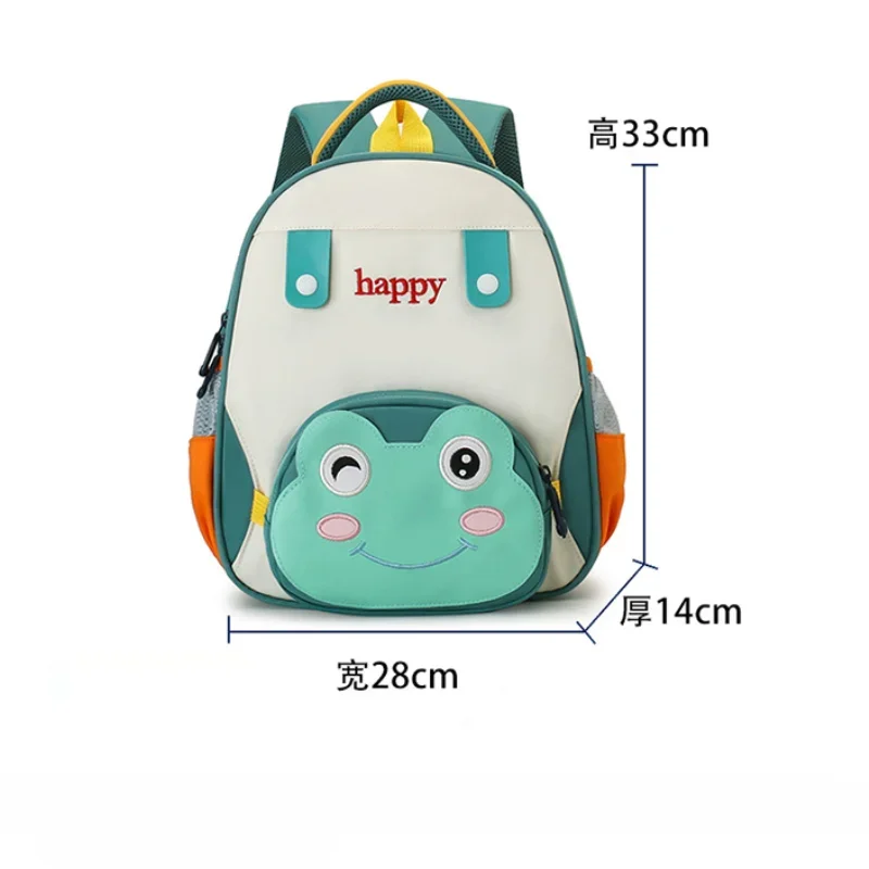 Cartoon Lightweight Kindergarten Bookbags Toddler Animal Schoolbag Lunch Backpack for Kids Boys Girls Travel Bag Two Piece Set