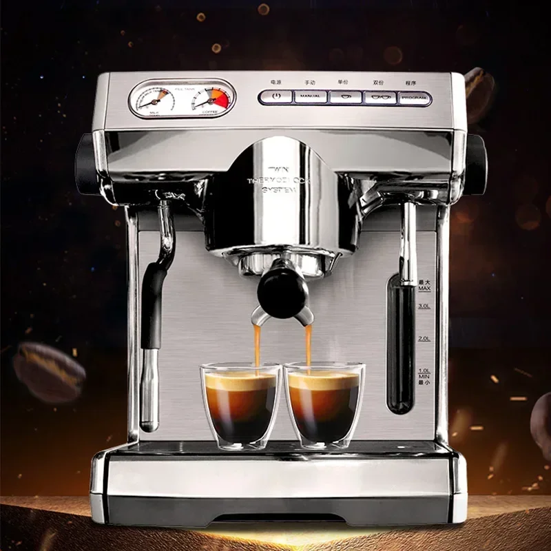 Commercial Italian Coffee Maker Fully Semi-Automatic Coffee Machine Household Professional Coffee Machine