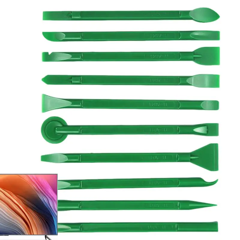 Opening Pry Tool Repair Kit 10pcs Electronics Tool Kit for Phone Repair 10 Pieces Double-Head Repair Pry Tool Kit for Disassembl