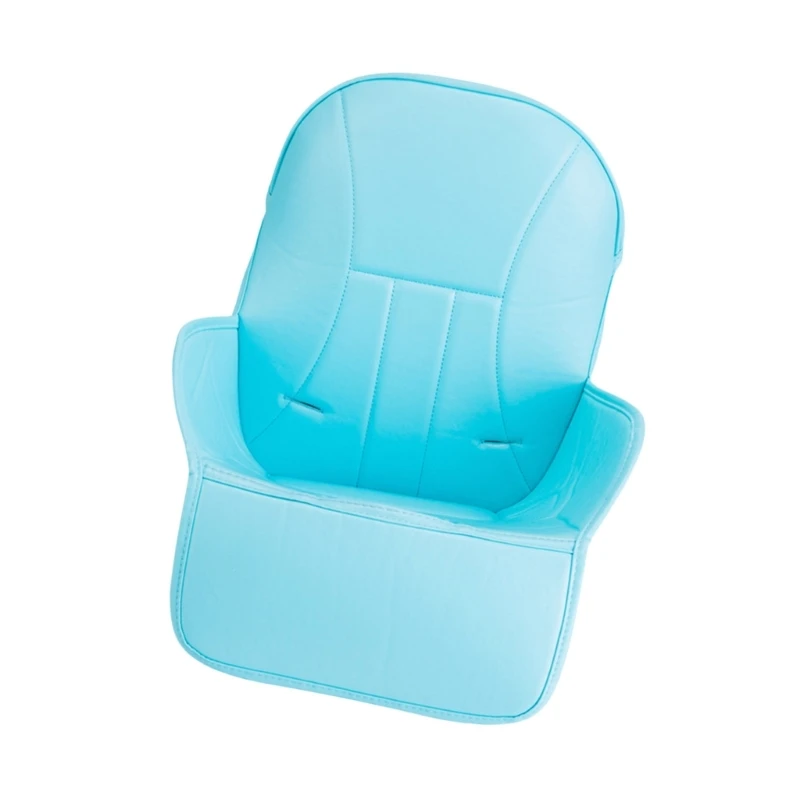 Child's Highchair Cushion Absorbent Sponge Padding Dinning Chair Pad with PU Leather Cover for Enhances Comfort Dropship