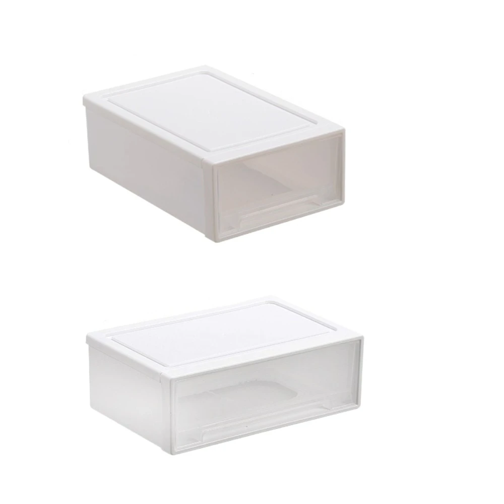 Simple Clear Desktop Storage Box Plastic Bracelets Office Storage Cabinet Necklaces Cosmetics Makeup Jewelry Case Office