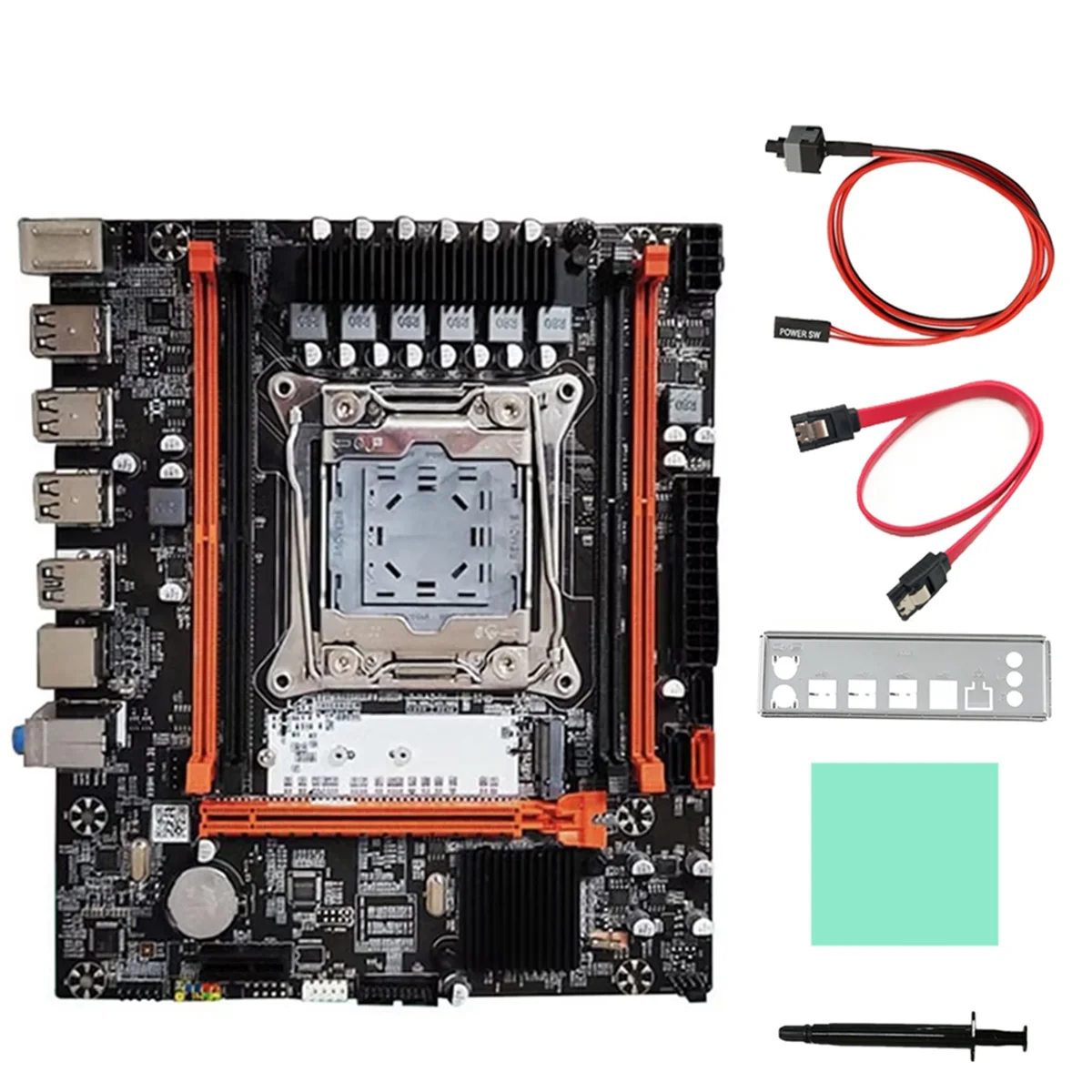 

X99H Desktop Motherboard+Thermal Grease+Thermal Pad LGA2011-V3 Chip