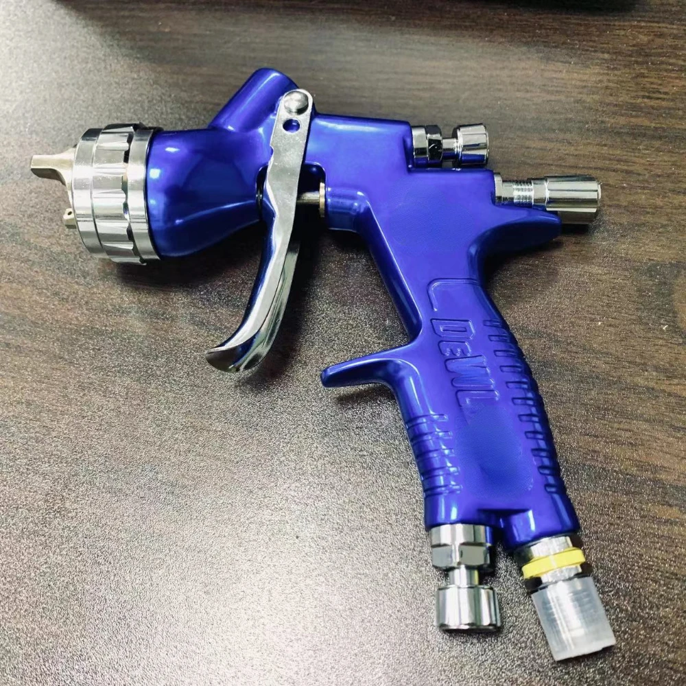 Imagem -05 - Tpaitls-pistola Automóvel Azul Aerógrafo de ar Bico 13 mm