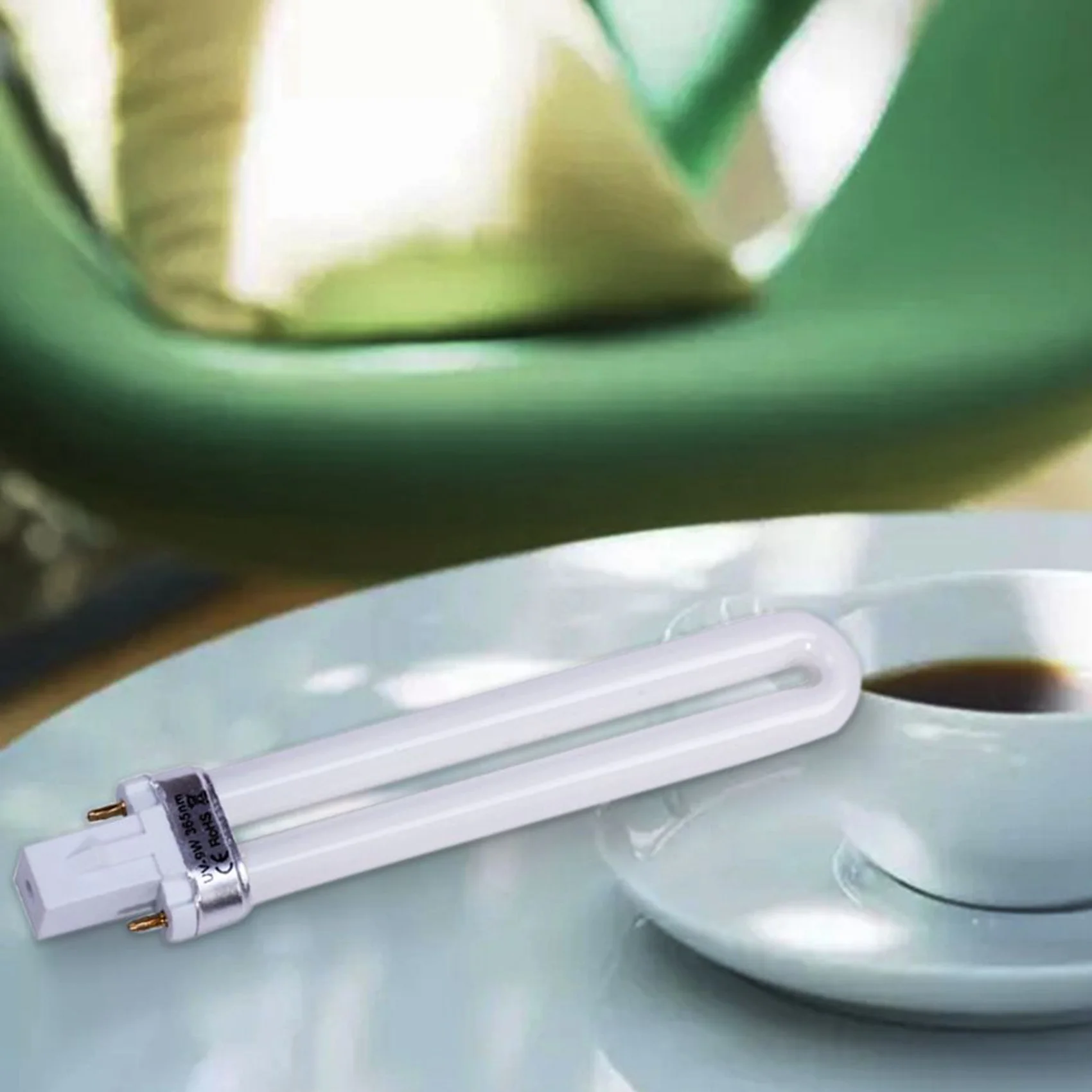 A83X-Elektronik Profesional Baru 8 Buah 365Nm 9W Pengering Kuku Lampu UV Bola Lampu Tabung Pengganti Seni Cat Kuku Manikur