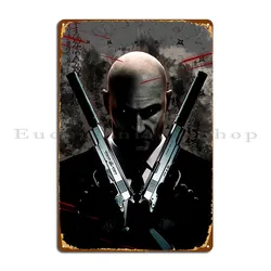Hitman Agent 47 Best Seller Design Metal Plaque Poster Funny Home Club Design Pub Tin Sign Poster
