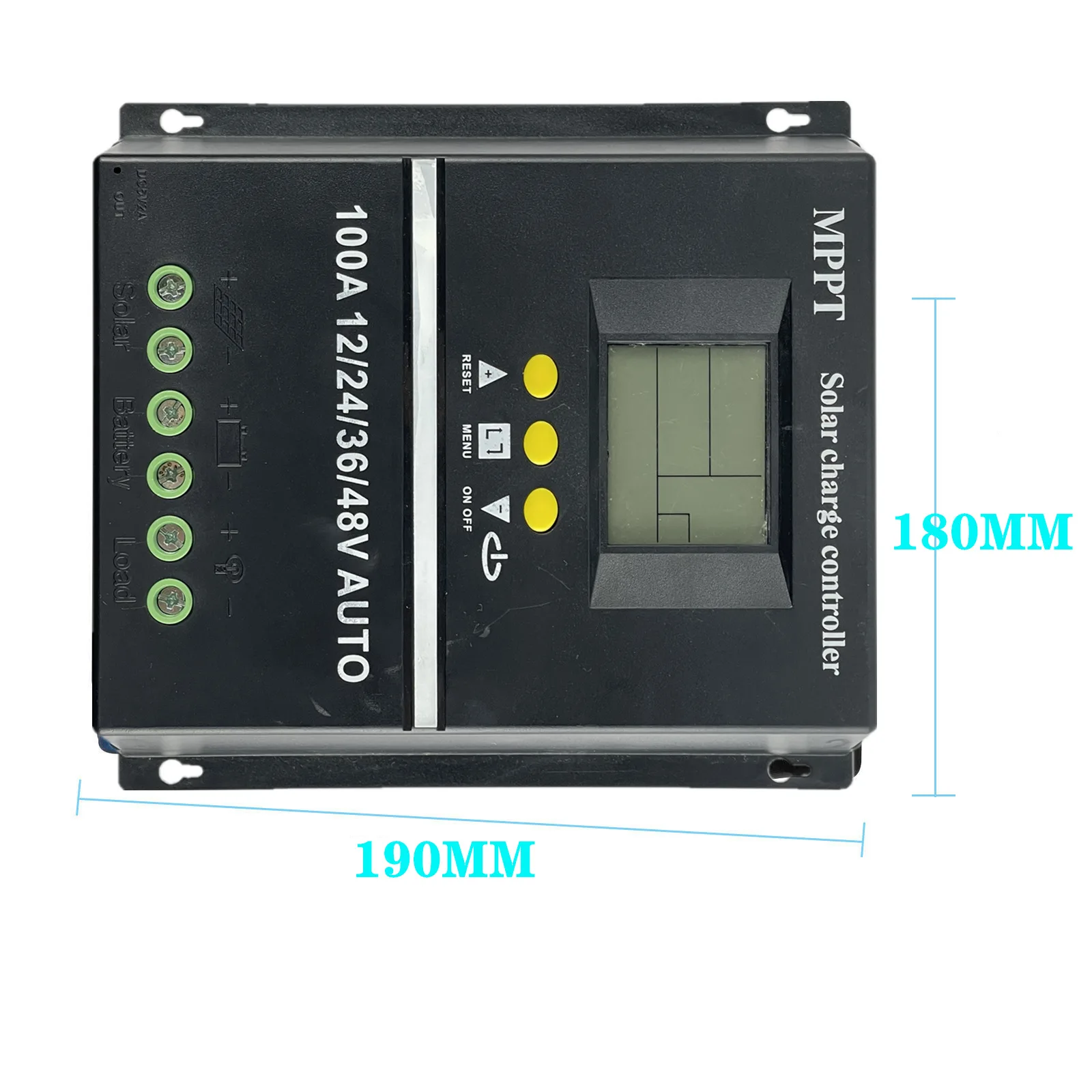 60a 80a 100a mppt Solar laderegler 12V 24V 36V 48V Auto regler Werkzeuge Solar PV Batterie ladegerät mit LCD Dual USB