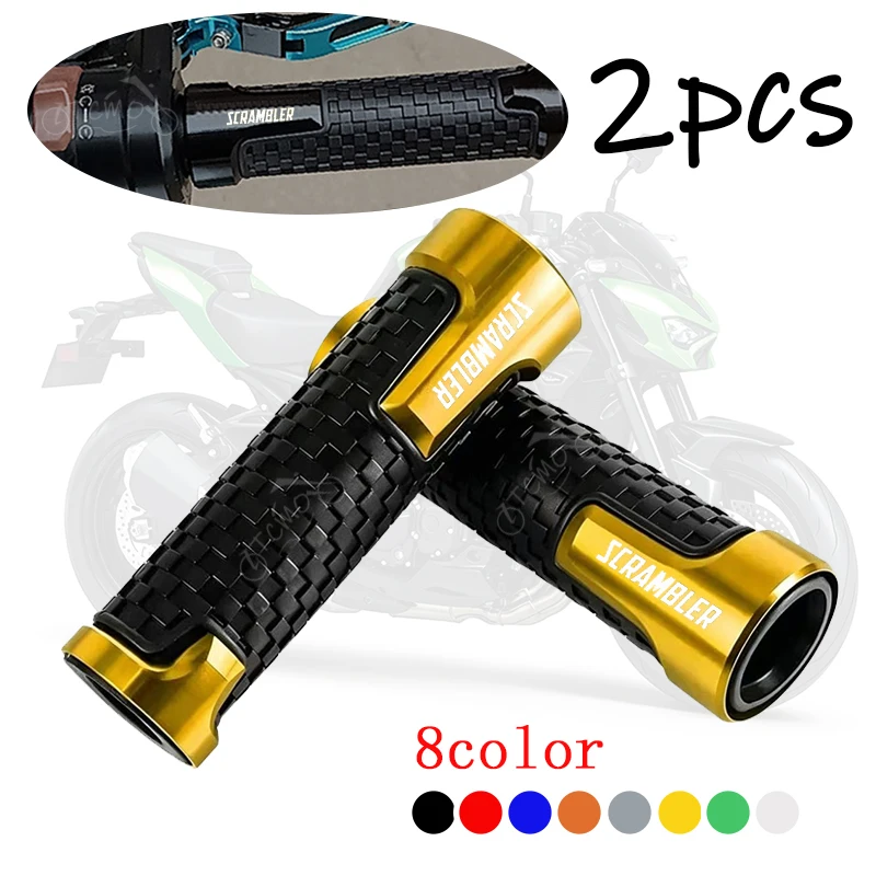 For Ducati Scrambler 400 X 400X 800 1200 Accessories Motorcycle CNC Aluminum Anti-Slip Handle Bar Handlebar Hand Grips