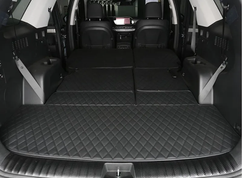 Best quality! Special car trunk mats for Hyundai Palisade 7 8 seats 2024-2020 durable cargo liner mat boot carpets luggage cover