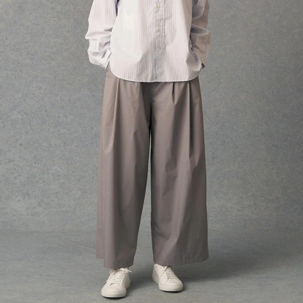 

High Waist Wide Leg Elastic Casual Pants Retro Versatile Ladies Cotton Straight Leg Pants Spring 2026 Casual Scene