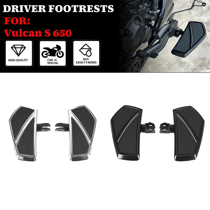 

For Kawasaki Vulcan S 650 EN650 VN650 2015-2023 Motorcycle Front&Rear Foot Rest Rider&Passenger Footboard Driver Wide Footrests