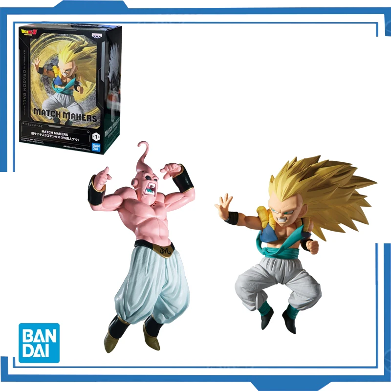 

Bandai Original BANPRESTO Dragon Ball Z MATCH MAKERS Super Saiyan Majin Buu Gotenks PVC Action Figures Collection Model Toys