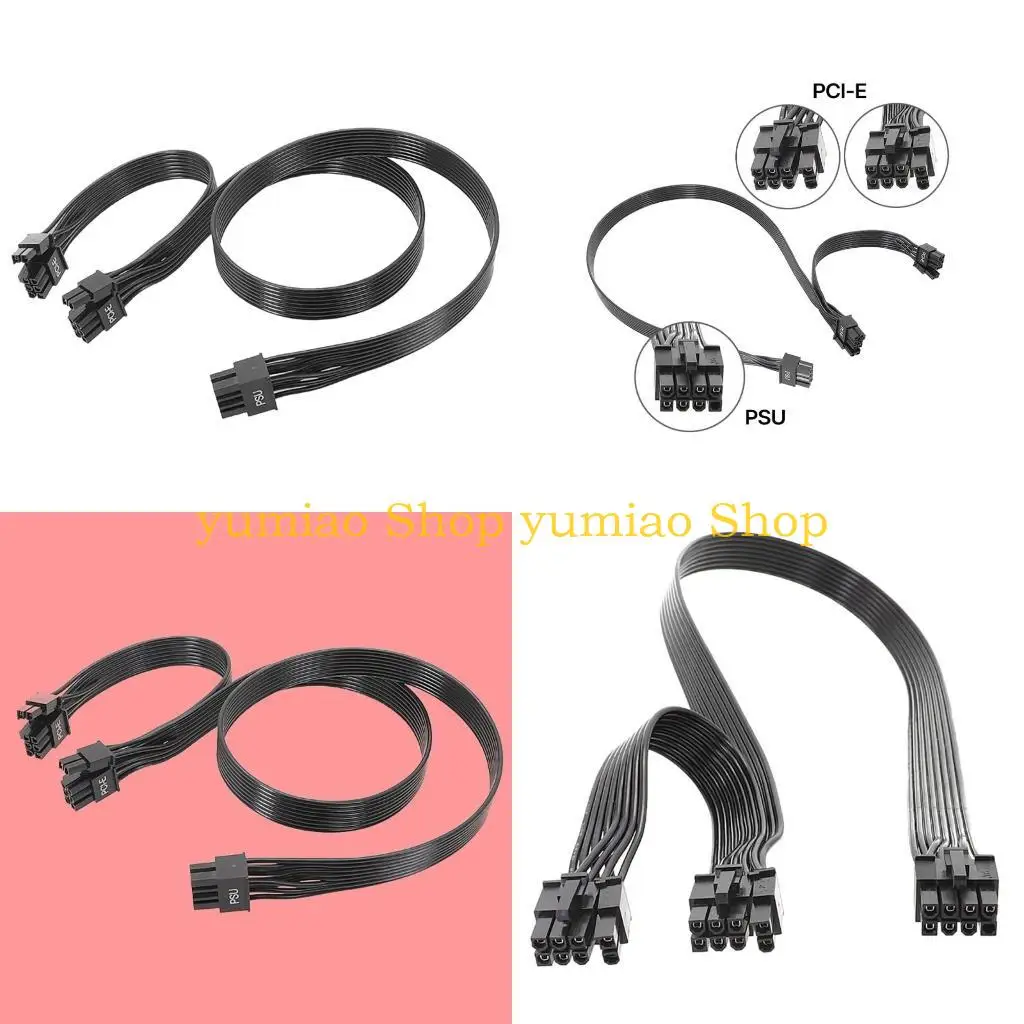 

587B GPU 8 Pin To 6+2pins Graphics Card PSUs Modular Cable For Corsair Modular Cable