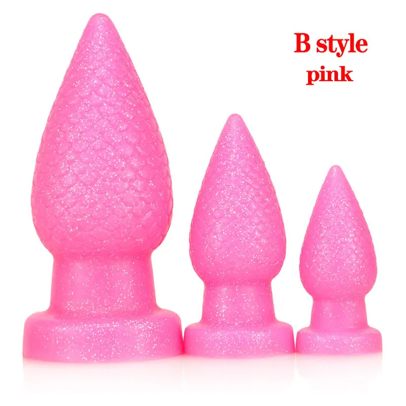 Dilatador Anal Expander Large Silicone Butt Plug For Women Men Anus Masturbator Adult Erotic Huge Big Anal Plug Ass Buttplug