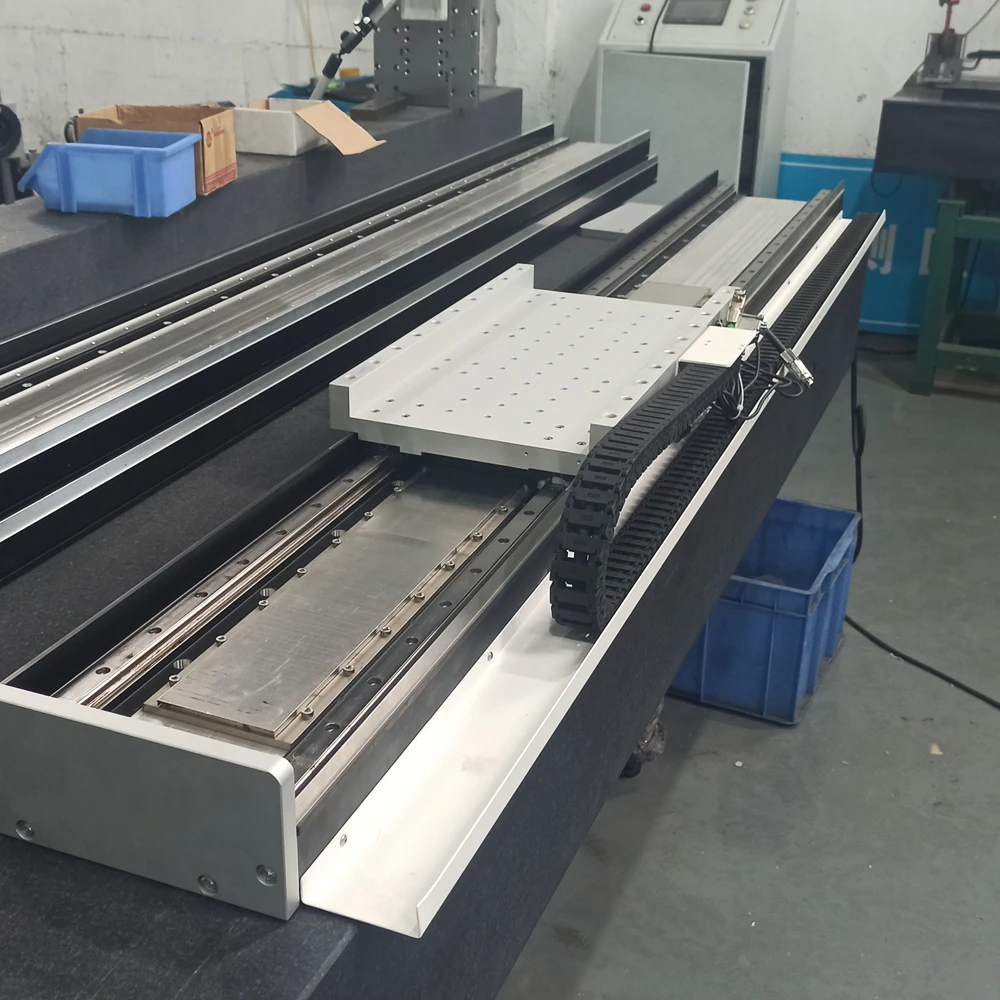 High Precision Magnetic Scale Heavy Duty High Quality Transmission Slide Linear Motor Module