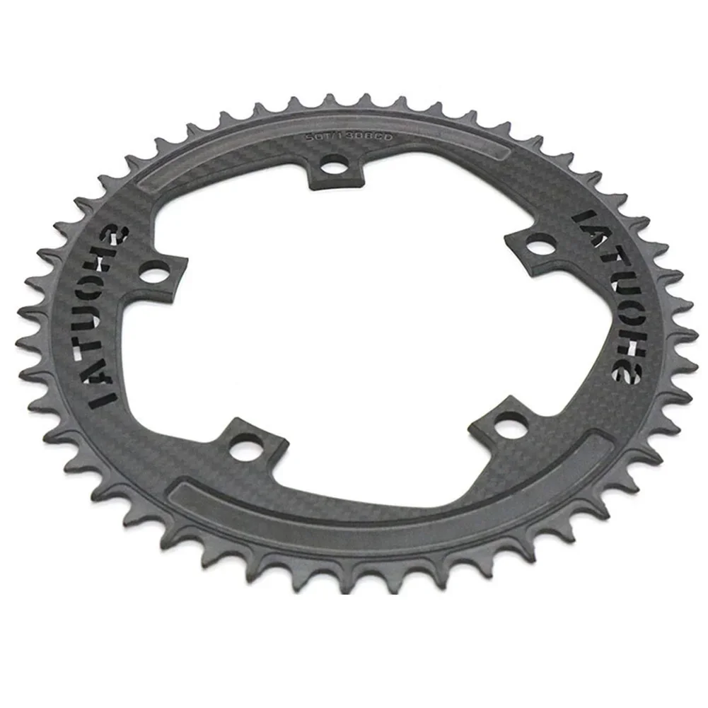 

Chainrings Bike Chainring Fiber Chainring Chainring Black Carbon Fiber 50/52/54/56T Ultralight Carbon Fiber New