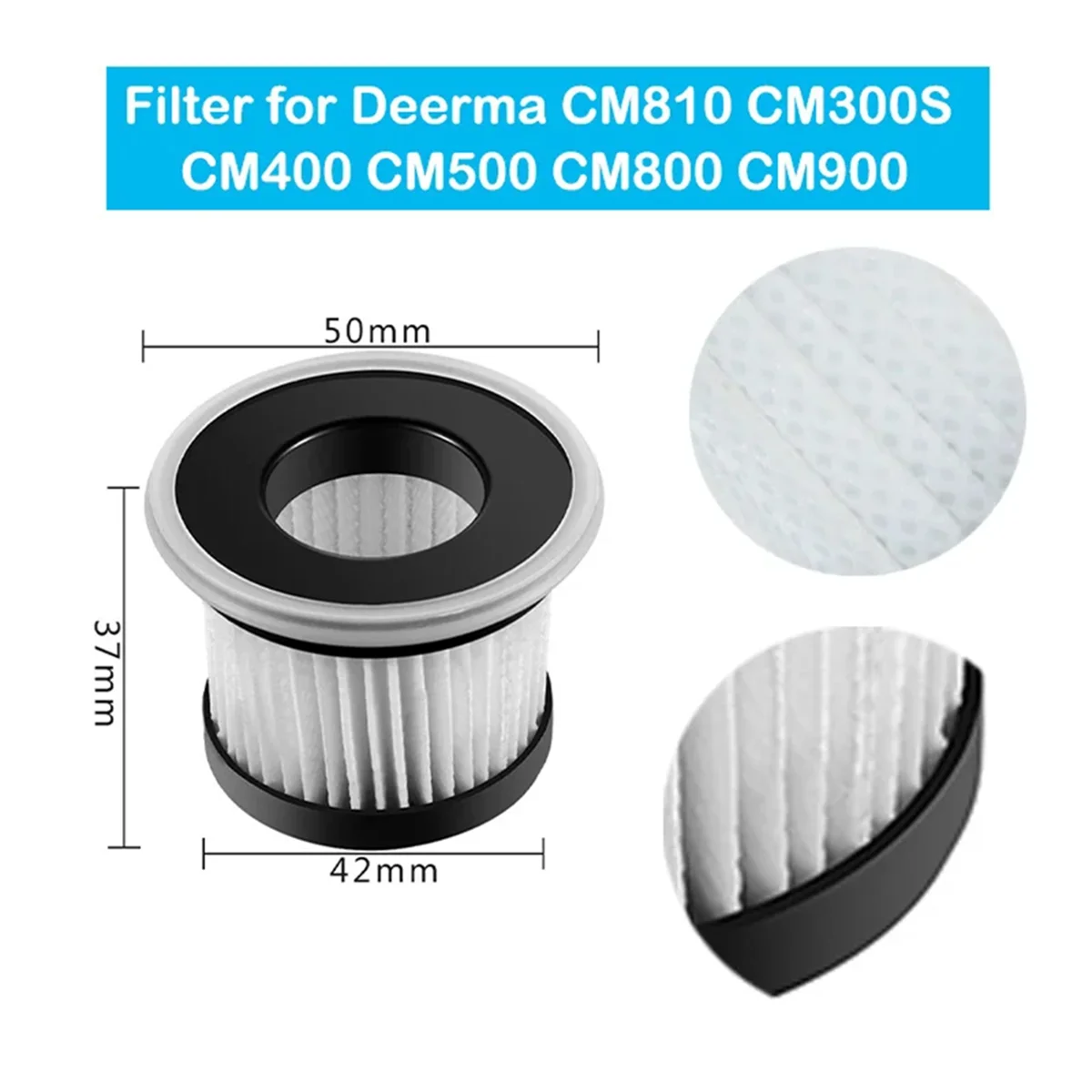 A04V For CM810 CM300S CM400 CM500 CM800 CM900 Cordless Vacuum Cleaner Spare HEPA Filter Accessories Replacement