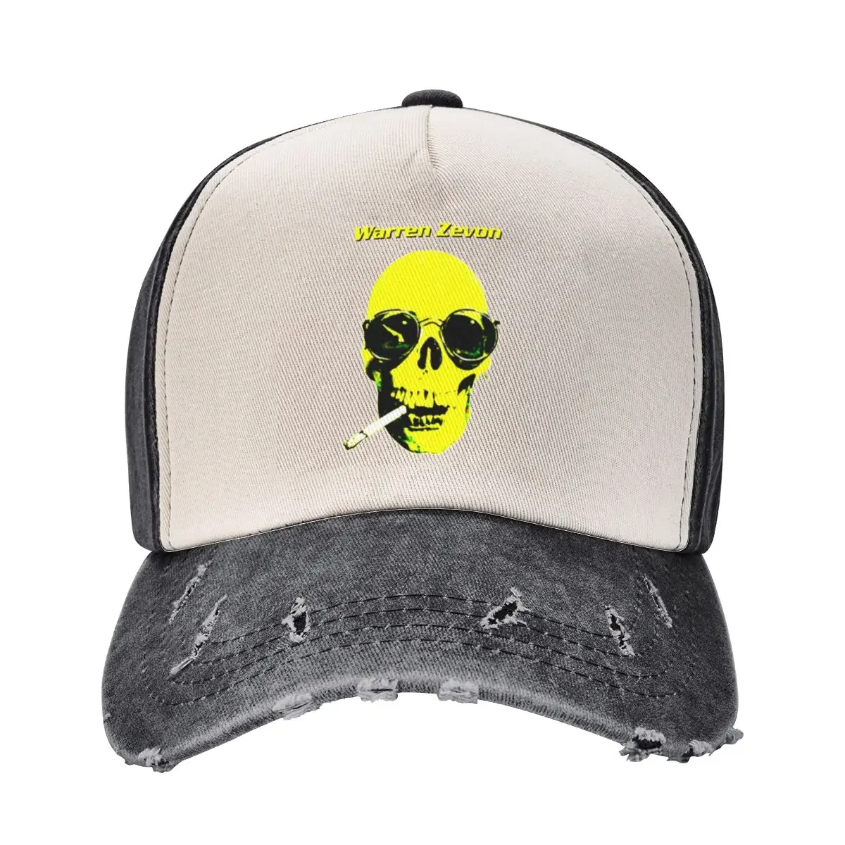 

Warren Zevon Skull Motif Baseball Cap Fishing cap Anime Military Tactical Cap Woman Men's