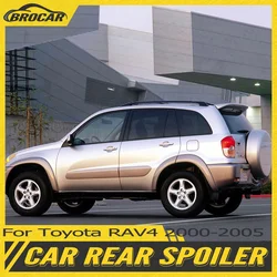 For 2000--2005 Toyota RAV4 Hatchback Original without light High Quality ABS Plastic Gloss Black Spoiler Trunk Boot Wing Spoiler