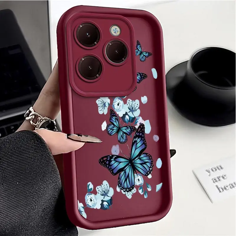 Hot 40 Charming Butterfly New Sky Eye Phone Case For Infinix Hot 40 10 30 20 20S 12 12i 11Play 10 30Play ITEL A70 A05S S23 Cover