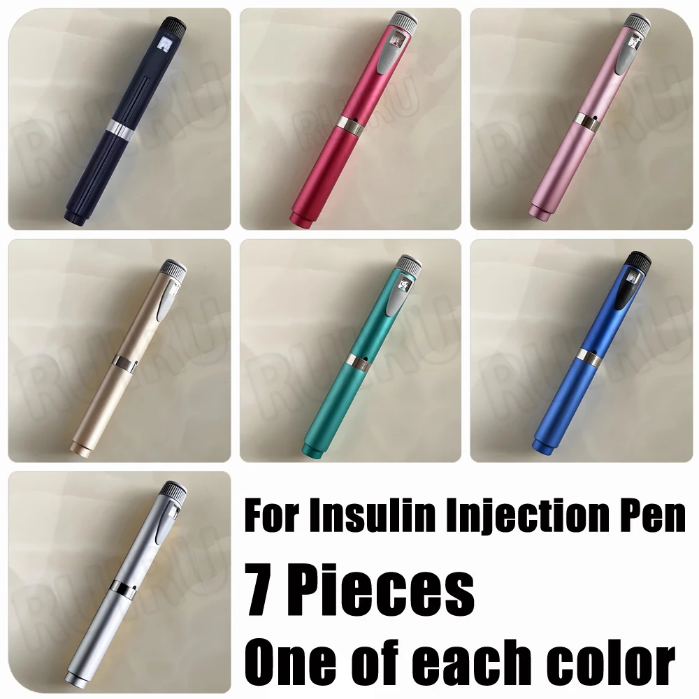 

7Pcs Medical Aesthetics Magic Pen Wrinkle Care Facial Wrinkle Remover for Injection Pen Tattoo Pen For Blood Glucose Universal