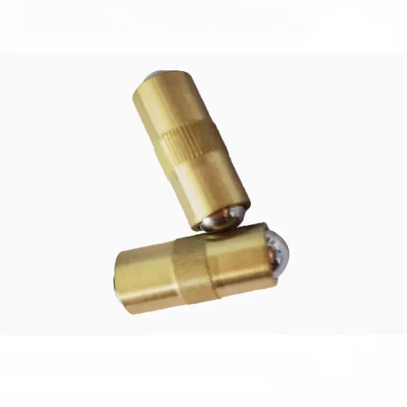 Double Headed Brass Embossed Positioning Ball Door Latch Locking Plunger Press In Type
