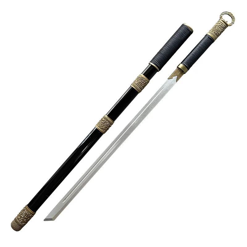 107 cm/42.13in Badguy Houten Praktijk Zwaard Katana Met Schede Model Props Anime Randapparatuur Collectible Cosplay Outdoor Speelgoed gift