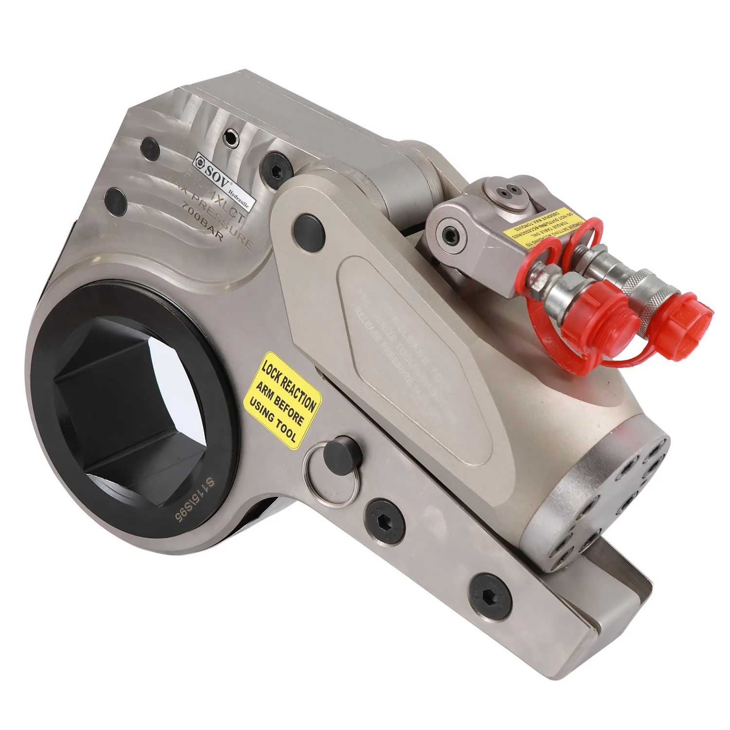 Professional Alloy Hollow Hexagon Cassette Box Hydraulic Torque Wrench Set Narrow Space Nut Removal OEM 4XLCT 10 Year Usage