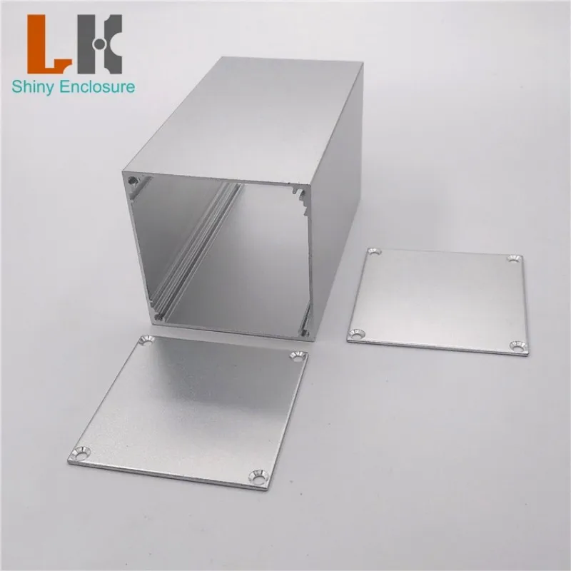 56x56x100mm Customized Extruded Aluminum Enclosure Electronic Project Case DIY Electronic Project PCB Instrument Box LK-ALB37