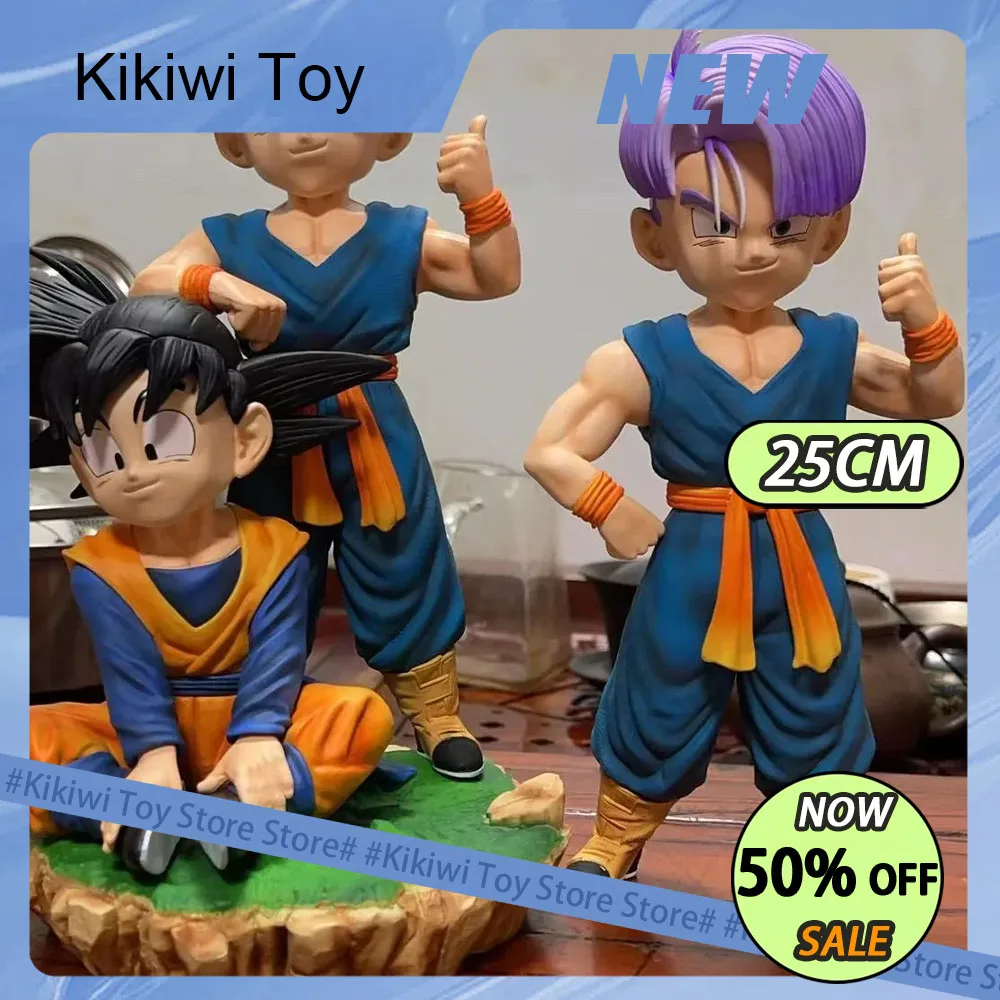 

25 см Dragon Ball Аниме Фигурка Сон Готен Стволы Фигурки Супер Сайян Фигурка Gk Коллекция Статуя Модель Орнамент Игрушка Подарок