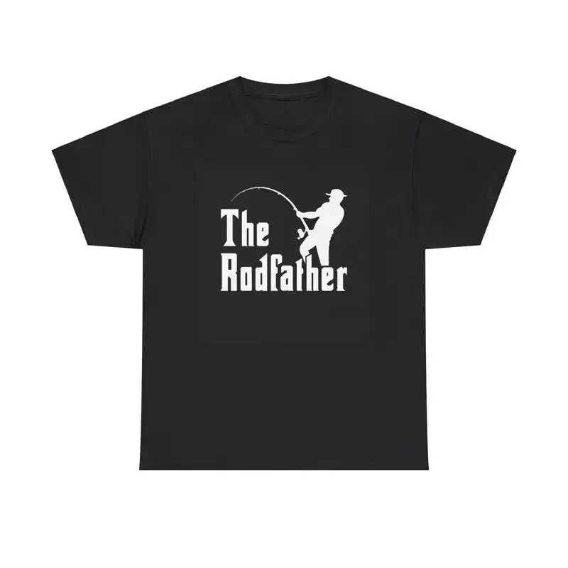 Funny T Shirt RodFather Fisherman Dad