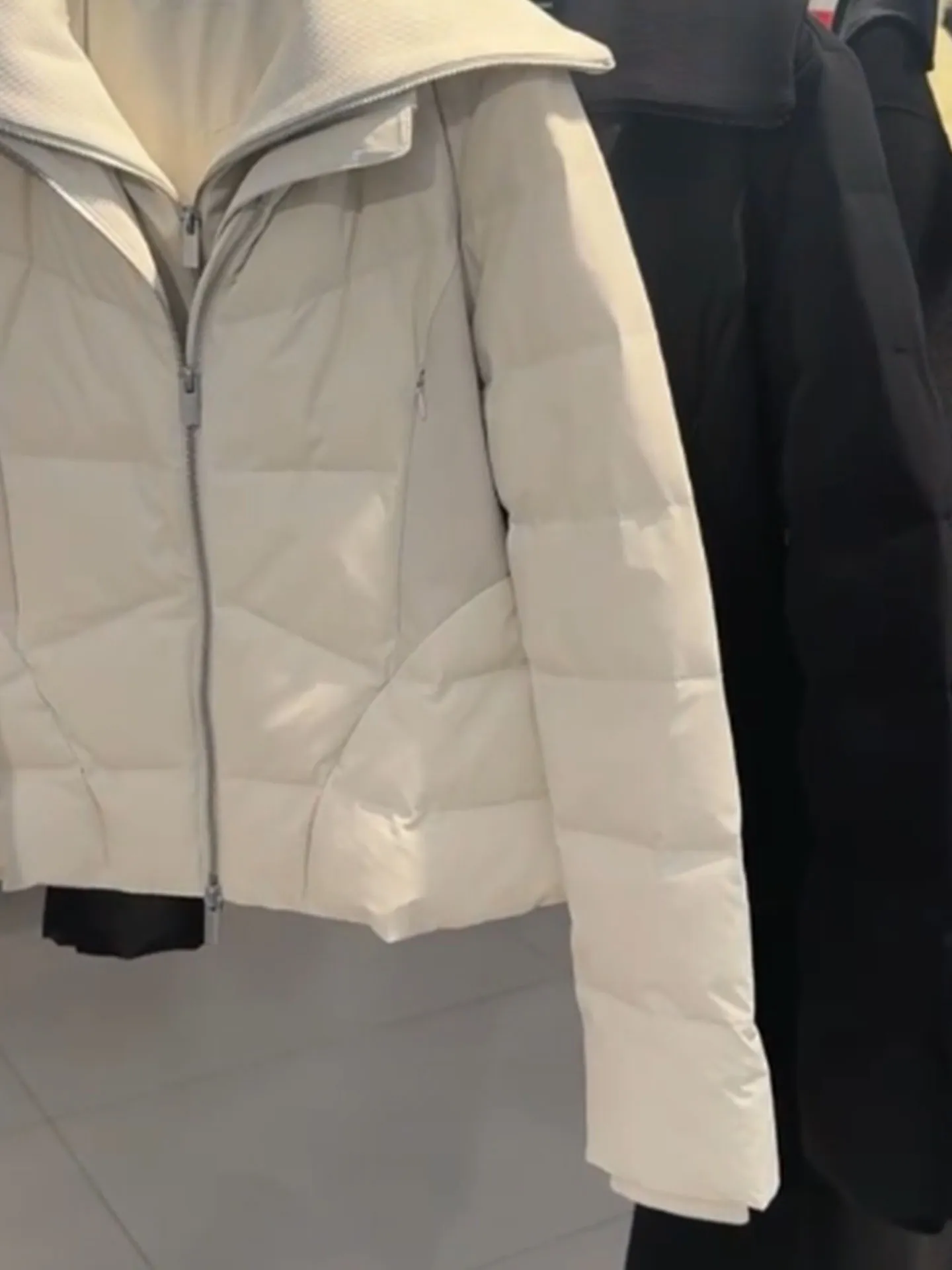 エレオル パファージャケット レディース スリムフィット ウエストシェイプ スタンドカラー ダウンコート 冬新作 スタイリッシュ 通勤 ファッション ポリエステル...