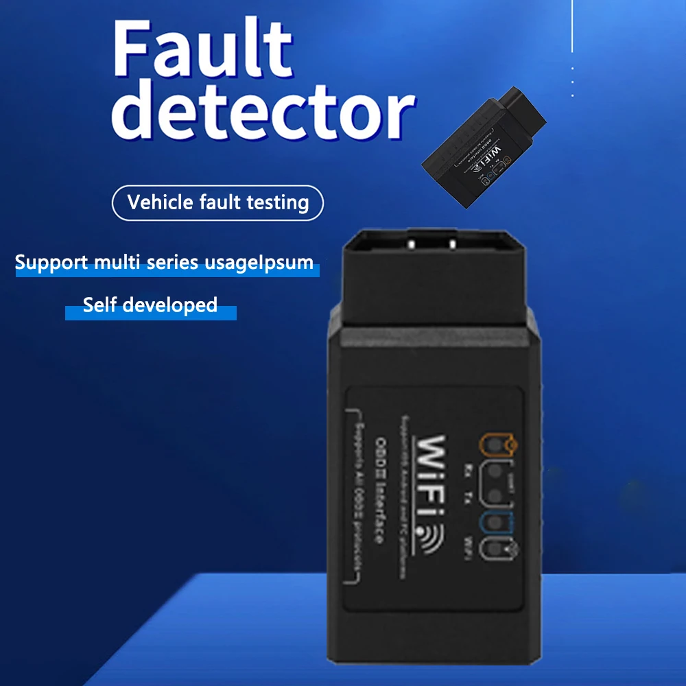 1 Pc OBD II WIFI ELM327 V 1.5 Scanner OBD II Automotive Fault Detection Instrument Simple and Easy to Operate