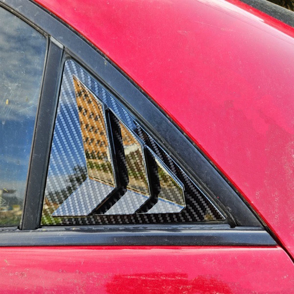 

Carbon Car Rear Window Side Vent Shutter Louver Cover Trim Fit For Mazda 6 Sedan 2002 2003 2004 2005 2006 2007 2008-2016