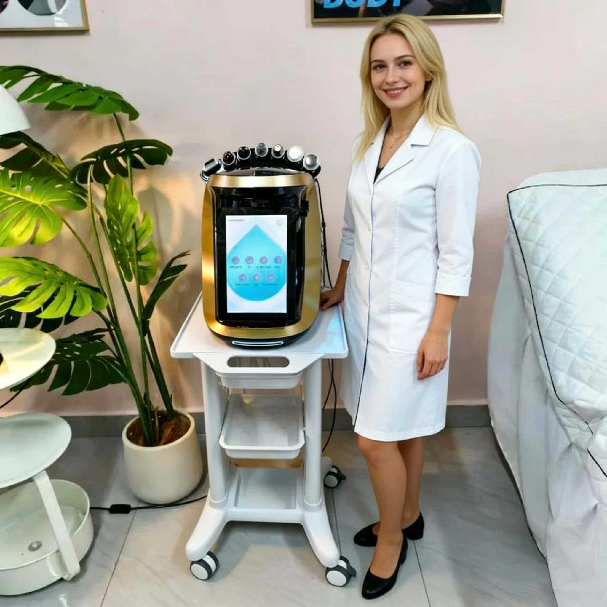 

7-in-1 Desktop Bubble Machine - Exfoliating Whitening, Pore Minimizer Redness Relief & Anti-Aging Professional Skin Care