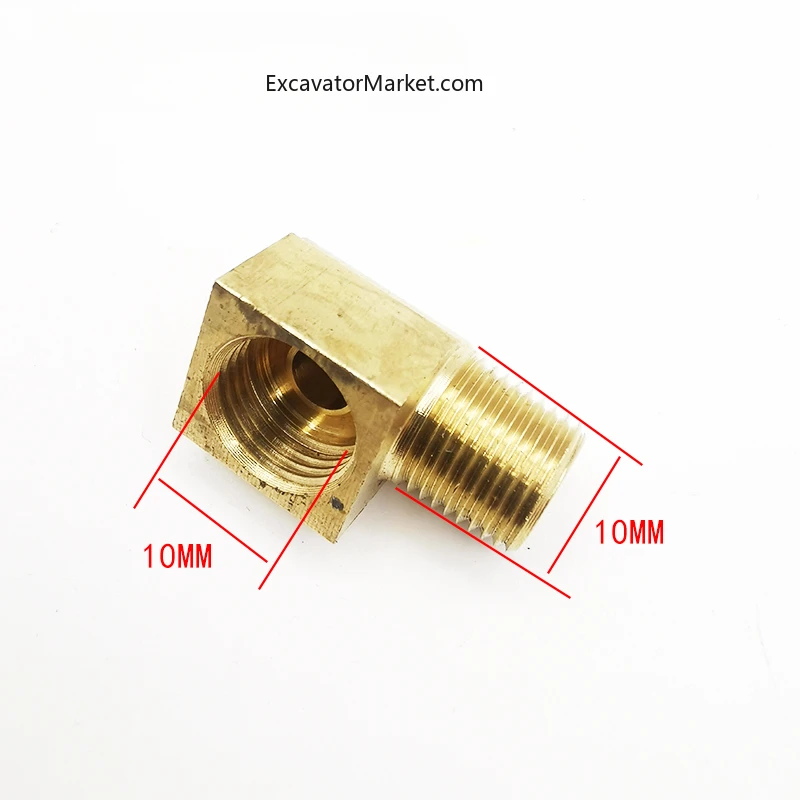 Excavator Parts  Turntable Butter Nozzle Butter Pipe Joint For Carter E312C 320D 329 336 345D2