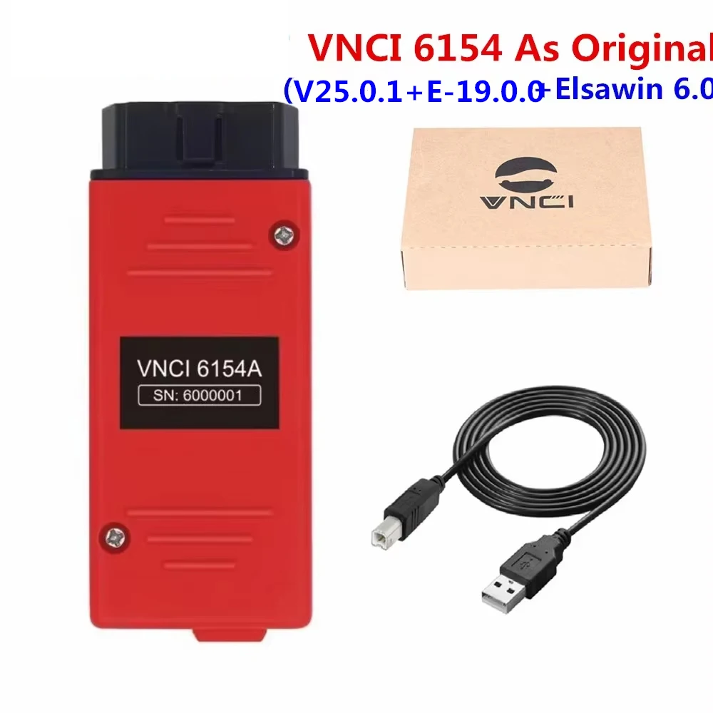 

Professional VNCI for VAG Diagnostic Tool for VW for Audi, CAN FD DoIP Auto Scanner for VAG Group Cars from 1995 to 2024