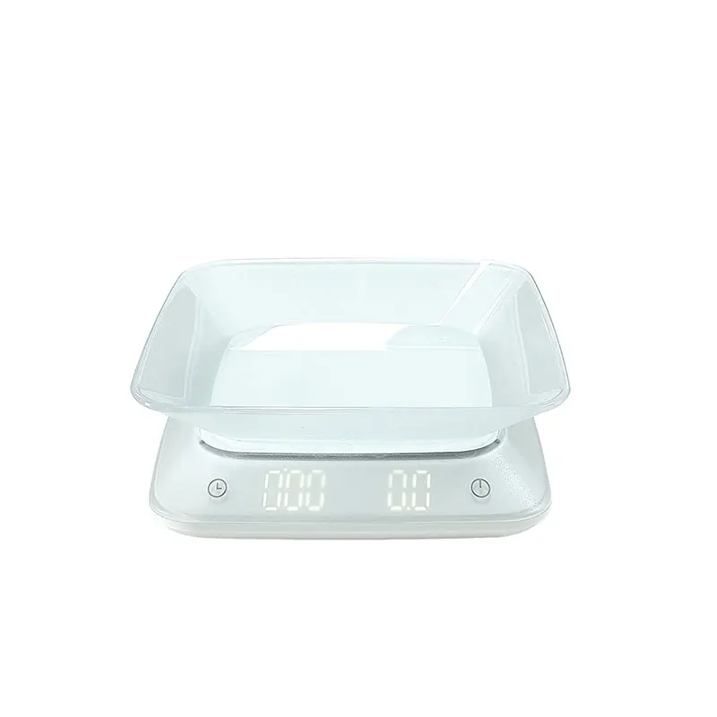 Electronic Kitchen Display LED Transparent Food Scale Trendy Custom-Made Digital Kitchen Scale Stylish & User-Friendly