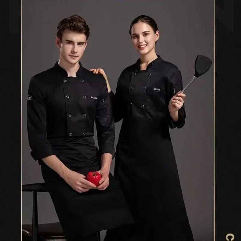 Zomerkleding Heren Zomer 2024 Ultradunne, volledig ademende mesh Hotelwerkkleding Hotelkeuken Catering Chef-kokkleding