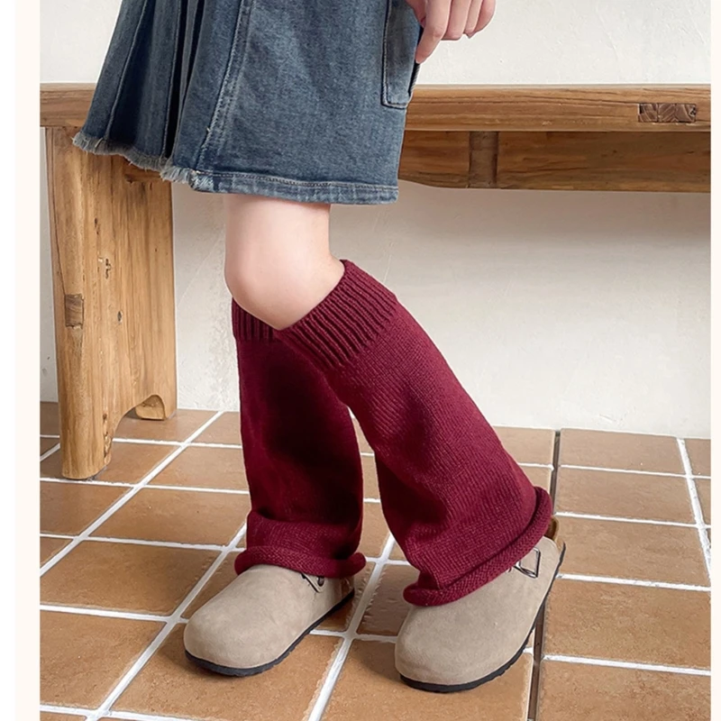 Chaussettes longues pour enfants, chaussettes longues à pour garçons filles, chauffe-jambes