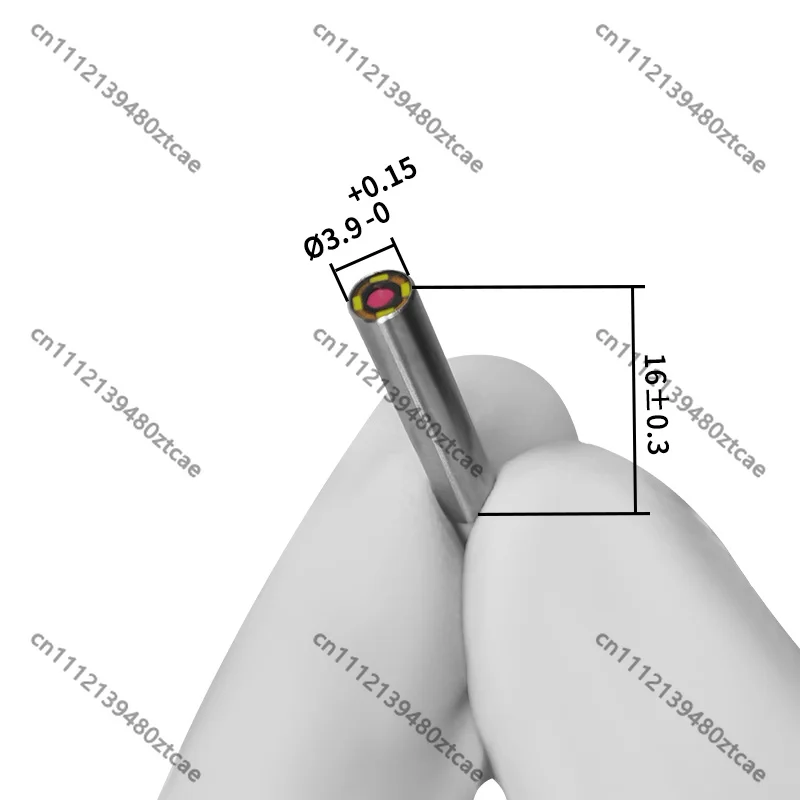 Mini Flexible Endoscope Camera Module, 85° viewing angle, built-in adjustable LED lights, full HD miniature CMOS camera board