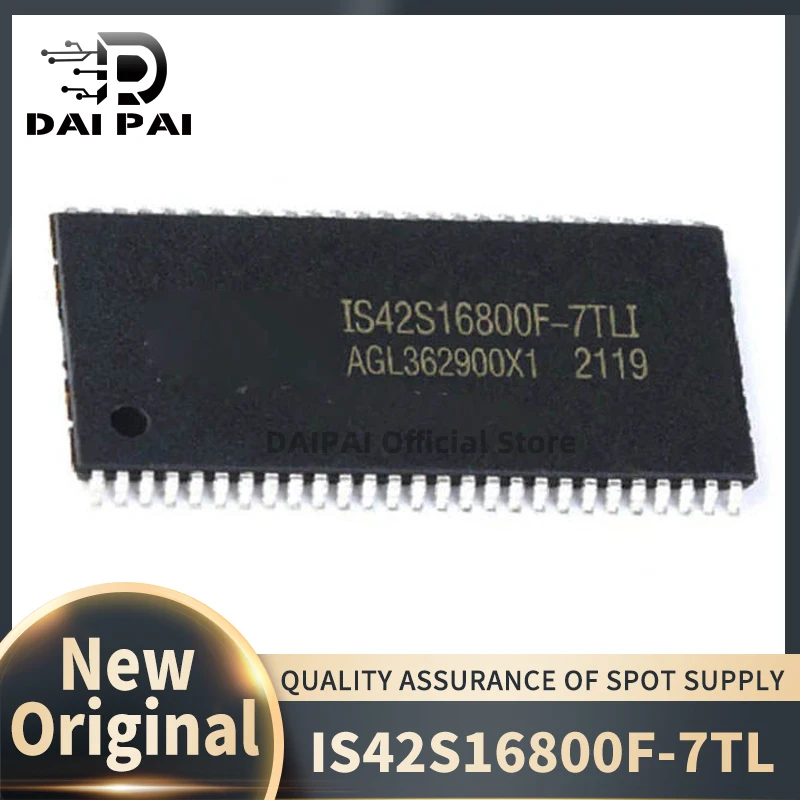 (10Pcs/Lot) 100% New Original IS42S16800F-7TL IS42S16800F TSOP-54 SDRAM 128 Mbit 143 MHZ Chipset