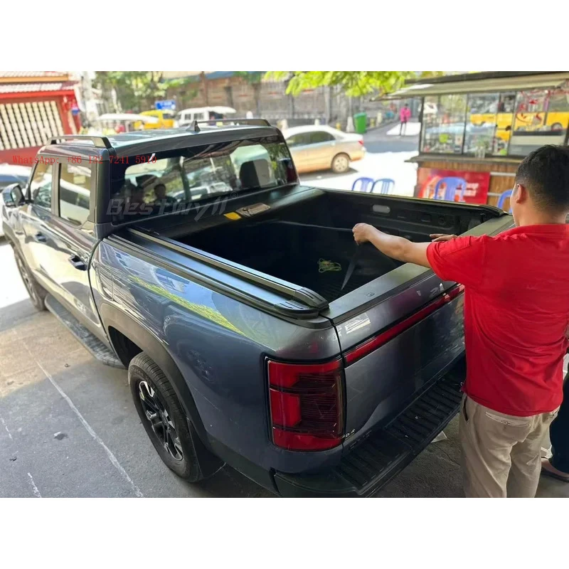 

Popular Shark 6 Retractable Truck Lid Cover, Manual Pickup Truck Roll-Up Cover