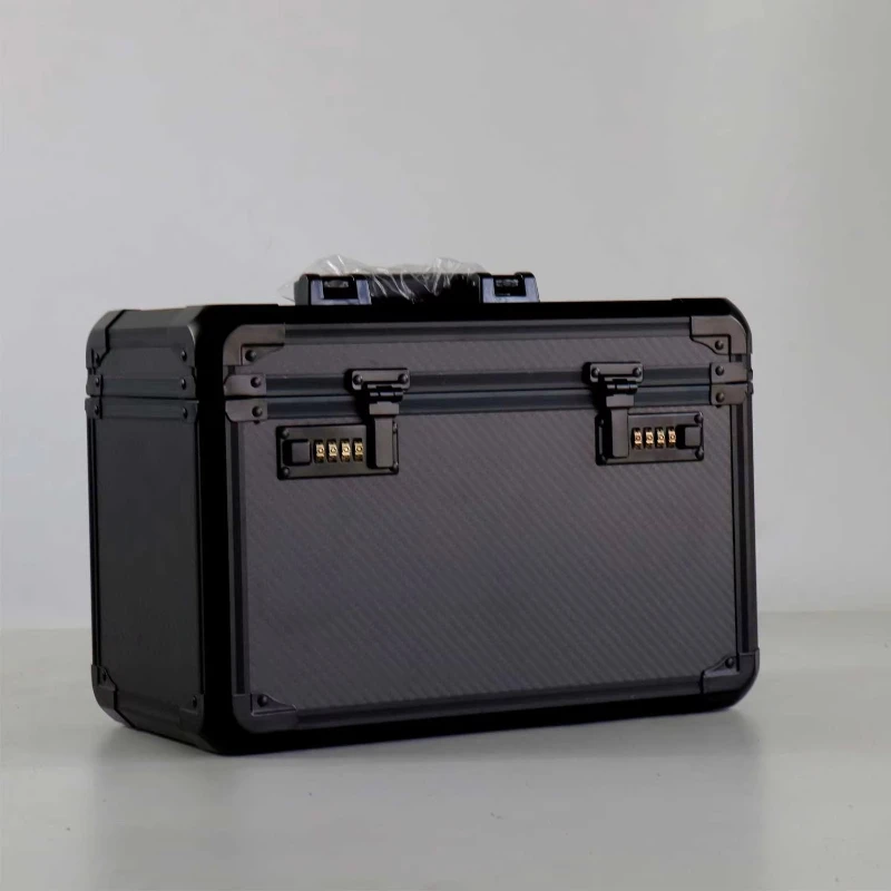 High Quality Square Carbon Fiber Aluminum Custom Precision Instrument Storage Case