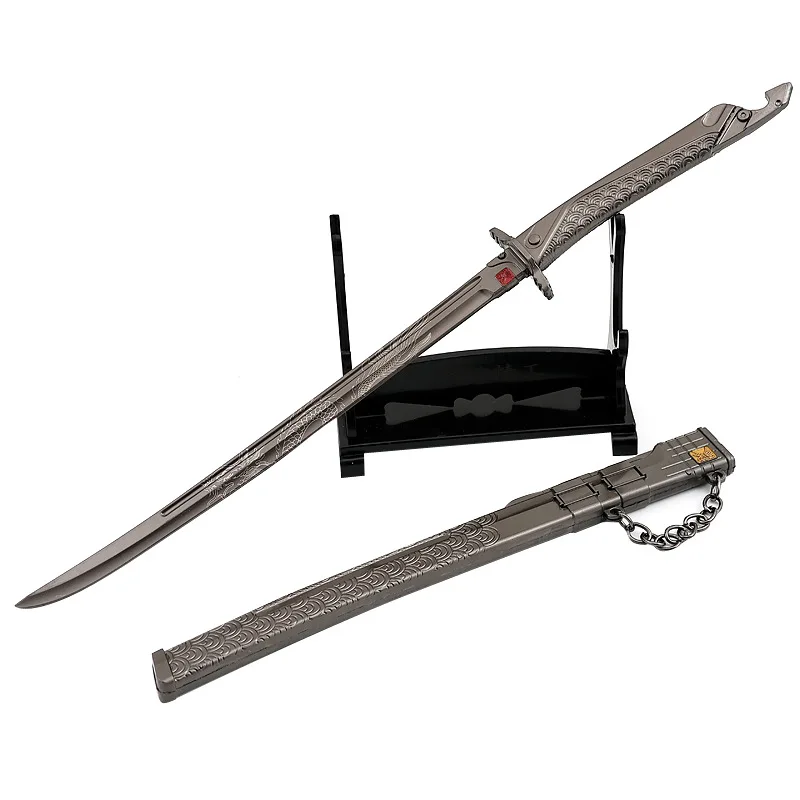 30cm Arena Breakout Xiuchun Knife Game Peripheral weapons Models Metal Artwork Swords Desktop Collectible Ornament Boy Toy Gifts