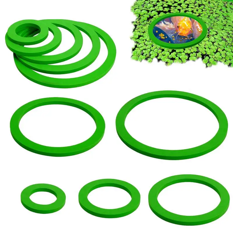 Fish Tank Floating Ring 10pcs Floating Plant Holder Circle Corral Plant Fish Feeder Keep Your Plants In Place And Out Of Your